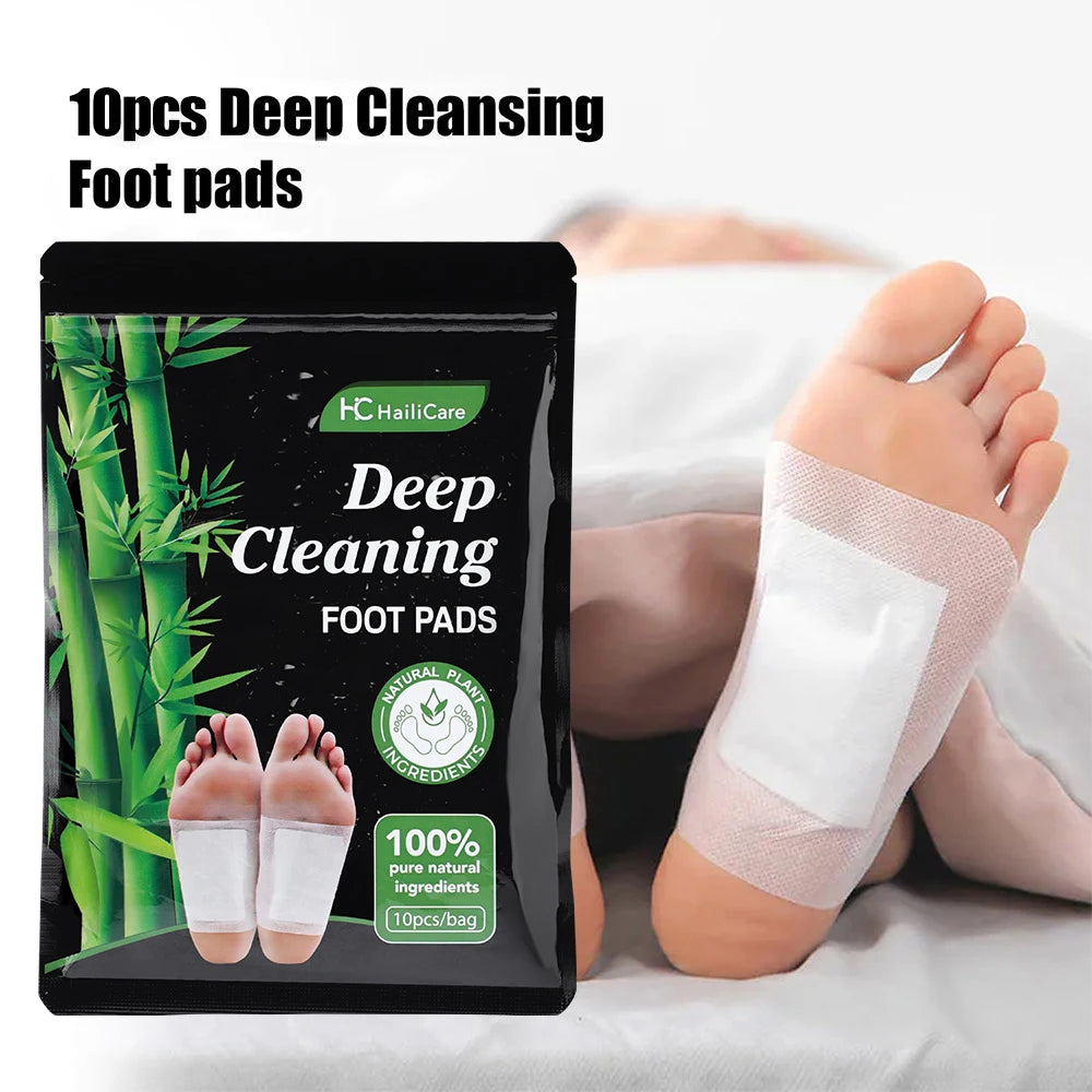 Natural Detox Foot Patches Stress Relief Feet Deep Sleep Herbal Detox Sticker Relieve Stress For Foot Care Tools