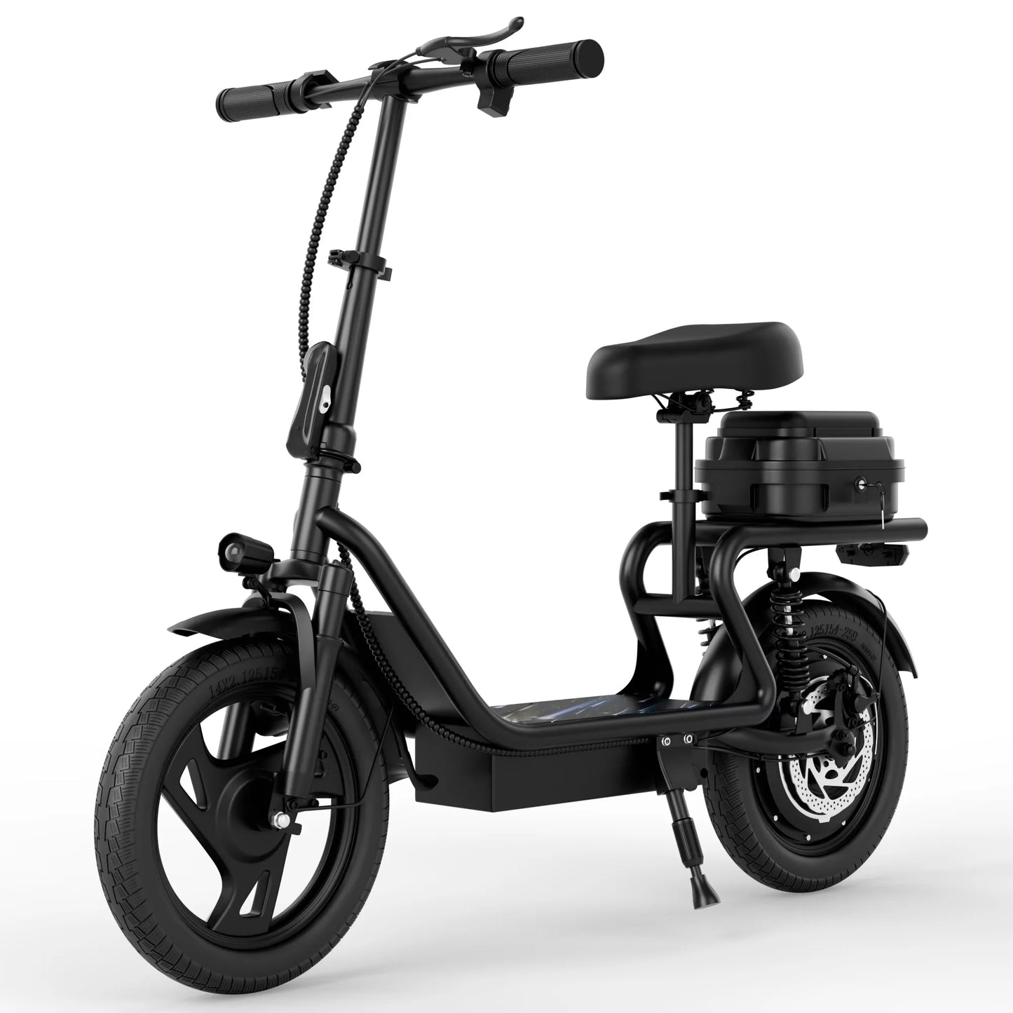 14inch Electric Scooter for Adults,Up to 22Mph Max Speed, 500W Motor, 28 Miles Max Range, Folding E-Bike with Dual Suspension