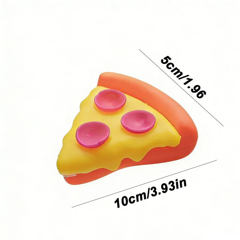 Needoh Pizza Sensory Fidget Cube Stress Relief Toy