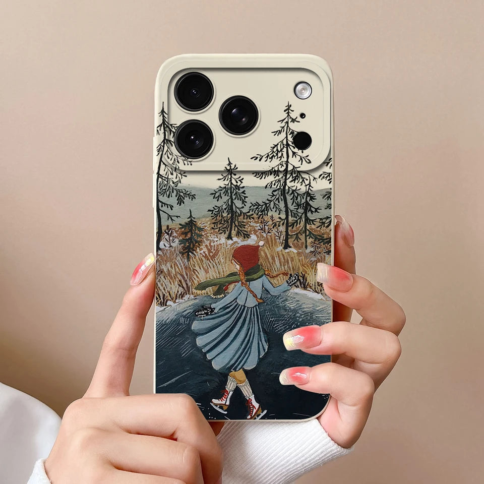 Lighthouse Daisy Sunflower iPhone 17 Pro Max Case Anti-Fingerprint