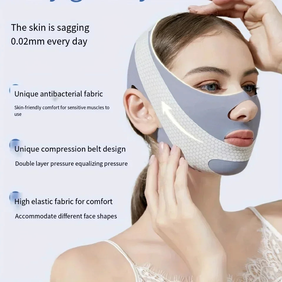 V Line Face Lifting Bandage Elastic Face Shaper for Jawline Double Chin Cheek Contour Support Women Facial Skin Care Tool