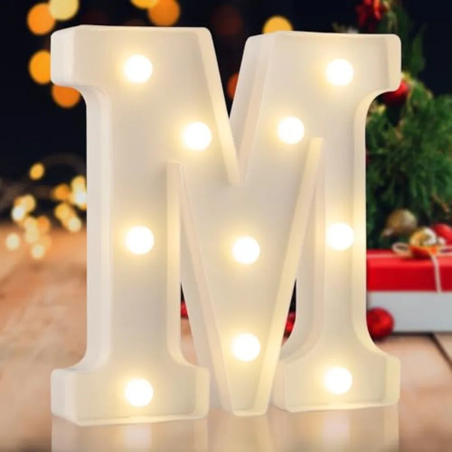 LED Marquee Numbers, 0-9 Light Up Letters, Battery Powered LED Letter Lights for Birthday Party, Christmas Night, Home, Bar, Gr