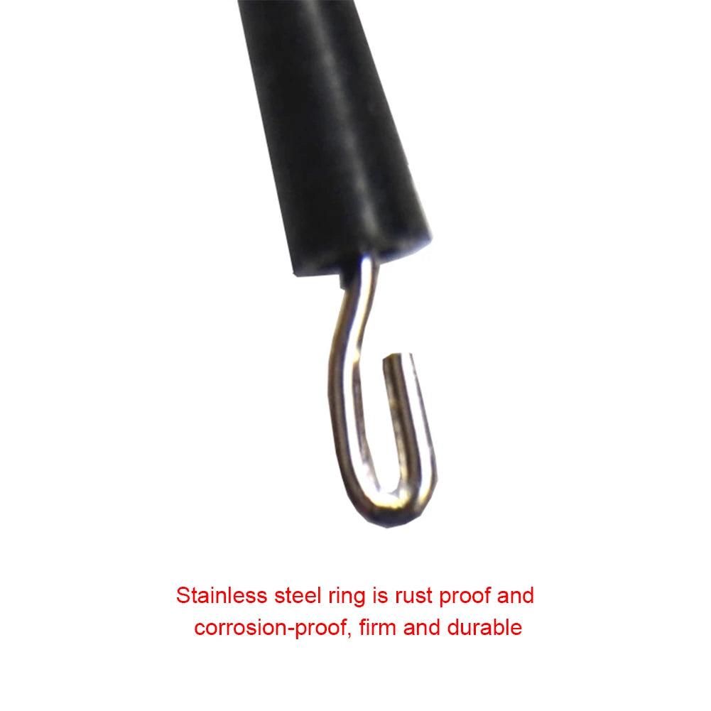 50pcs Fishing Barrel Bearing Rolling Swivel Solid Ring Professional Quick Fast Link Hook Connector for Fisherman Accassories