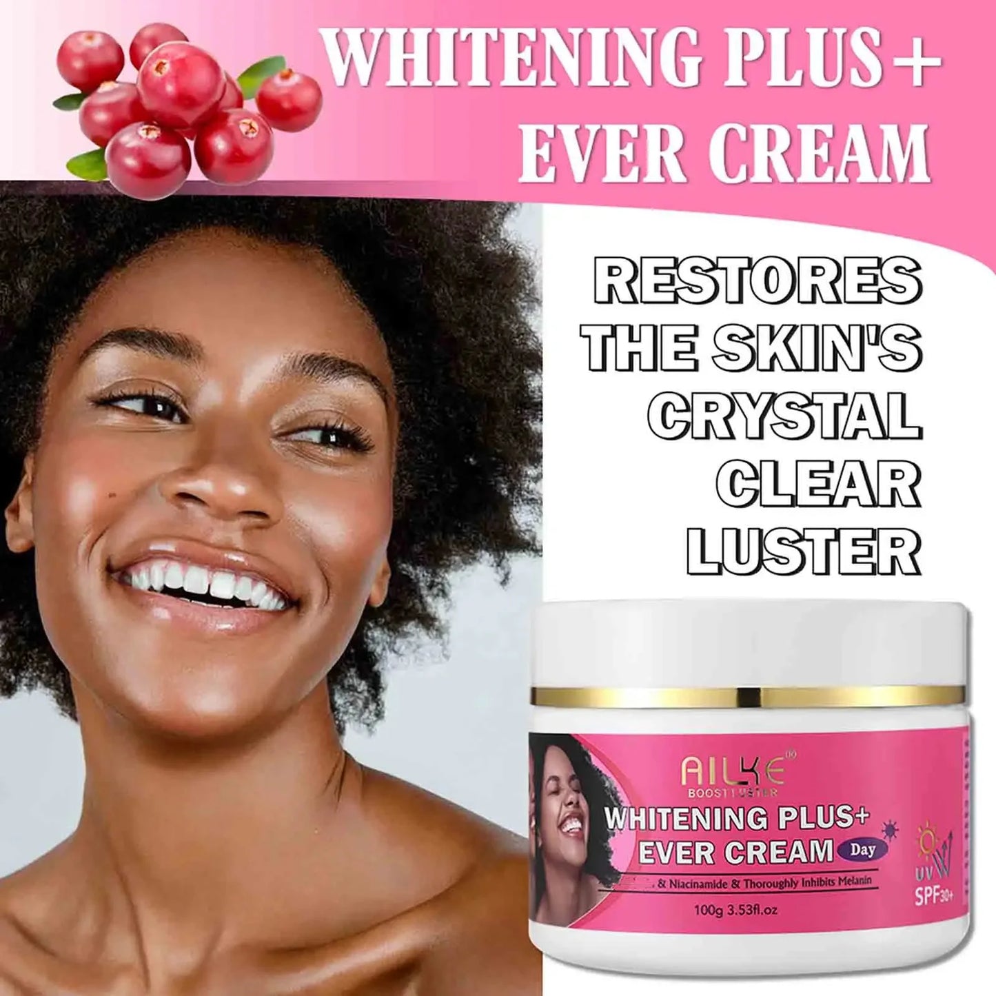 AILKE Natural Skin Glowing Set, Remove Acne, Darkness, Stains, Moisturizes, Lightening, Smooth, Improve Rough and Dry Skin
