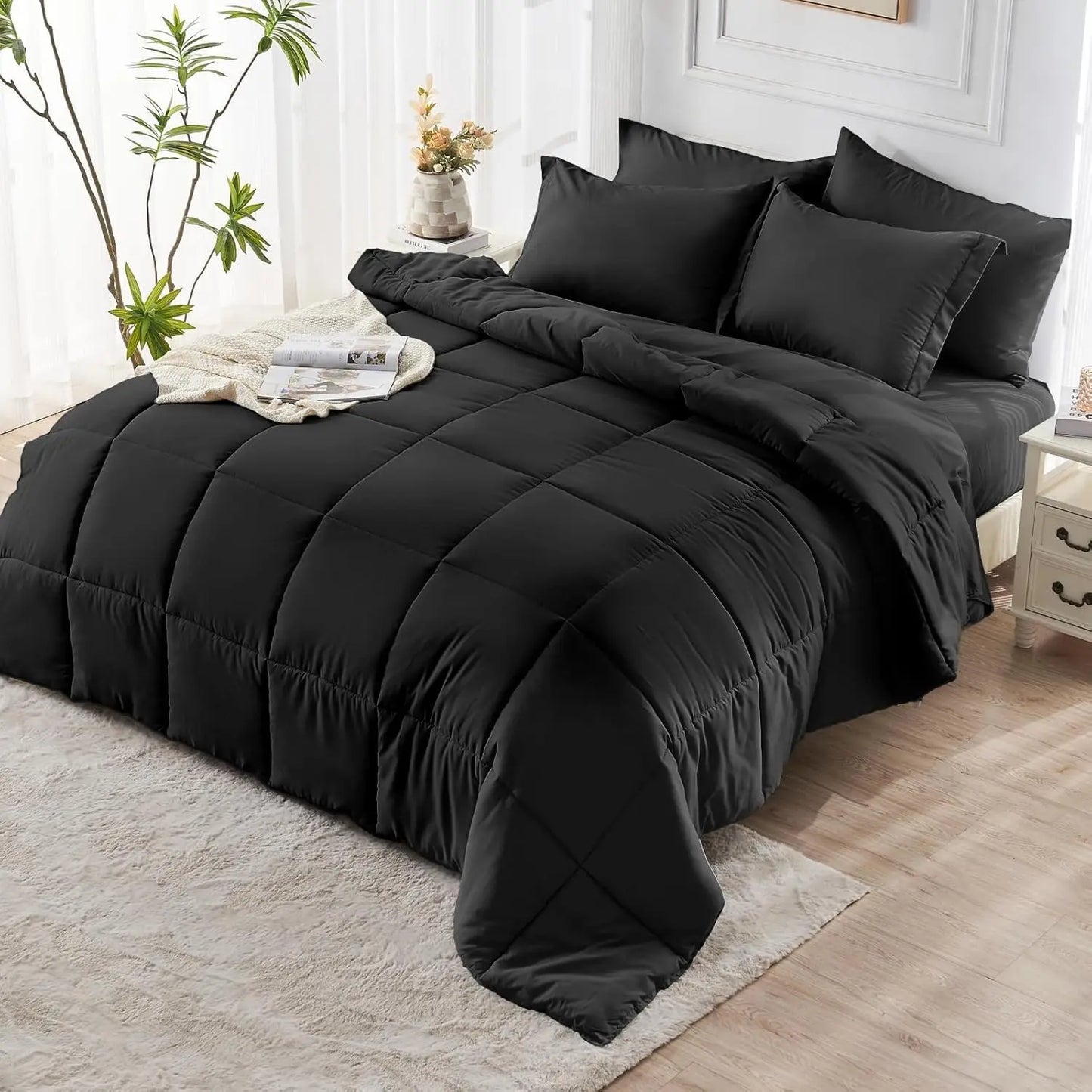 Zhejiang Reversible Comforter Set All Season Bedding Shams