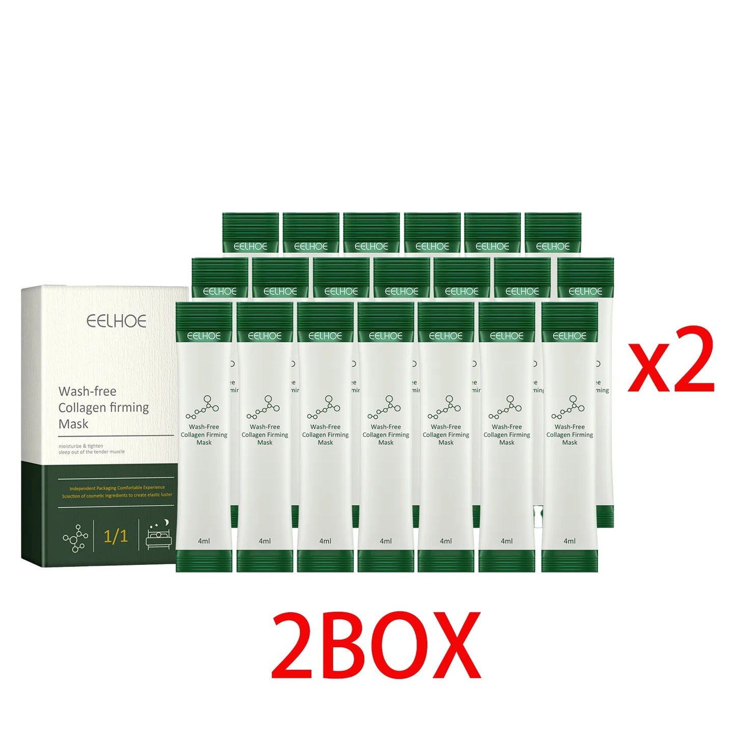 Firming Mask Lifting Face Skin Rejuvenation Collagen Boost Tighten Skin Hydrating Micro Face Nourish Leave-In Sleep Frozen Mask