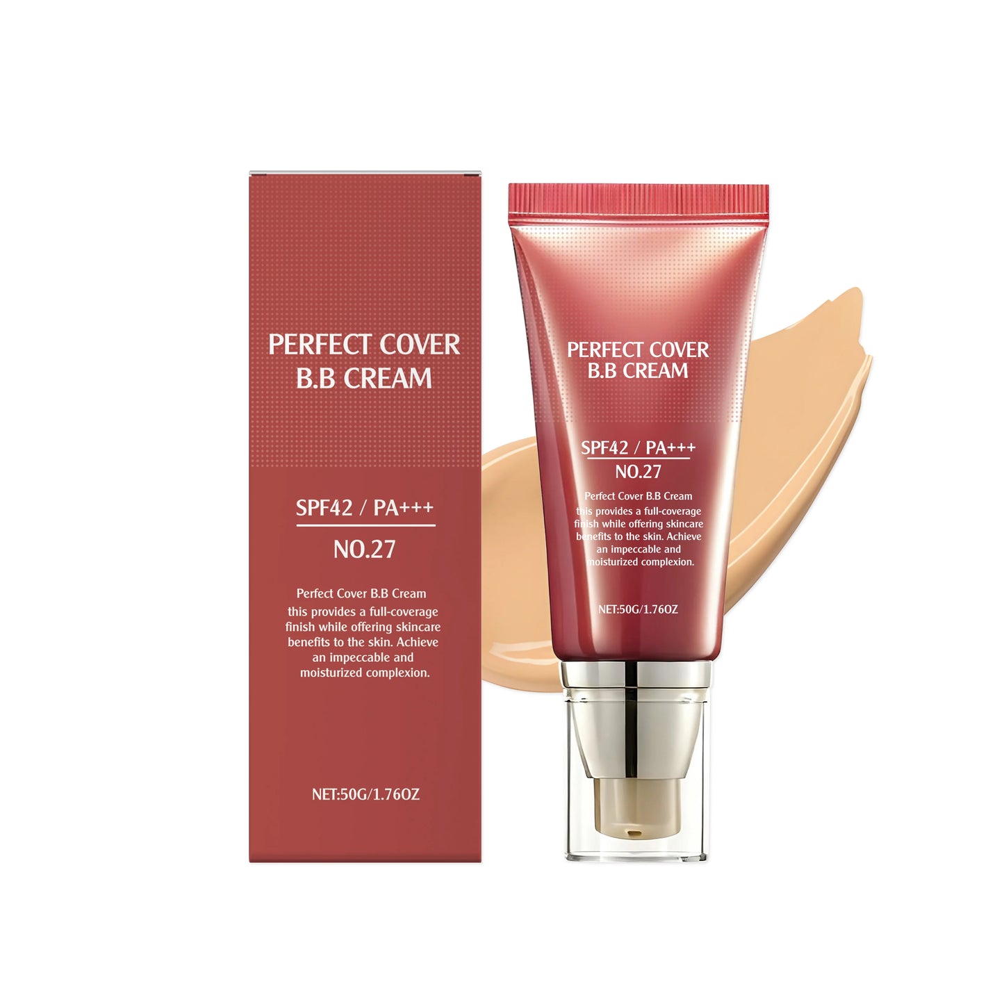 Perfect Cover Bb Cream Brightens Complexion Covering Skin Blemishes Lasting Lightweight Hydrates Moisturize Concealer Corrector