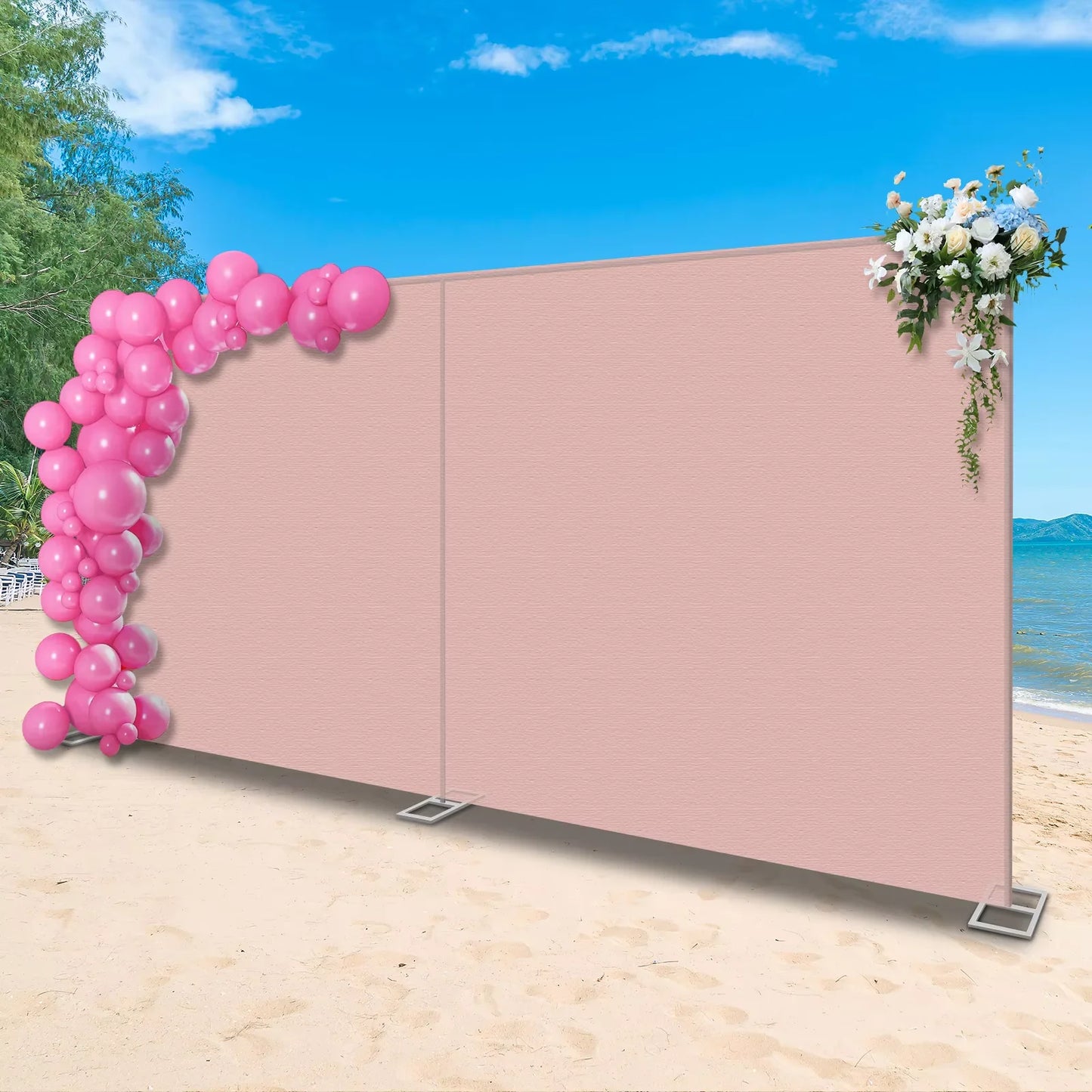NONECN Metal Wedding Arch Stand Backdrop For Event Decor