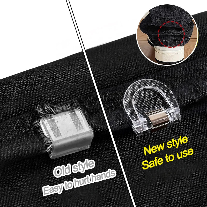 8Pcs Invisible Leg Shortening Clip,non-slip Pants Edge Clip,used For Anti-drag Pants Hem Fixing,Multifunctional Page Holder Clip