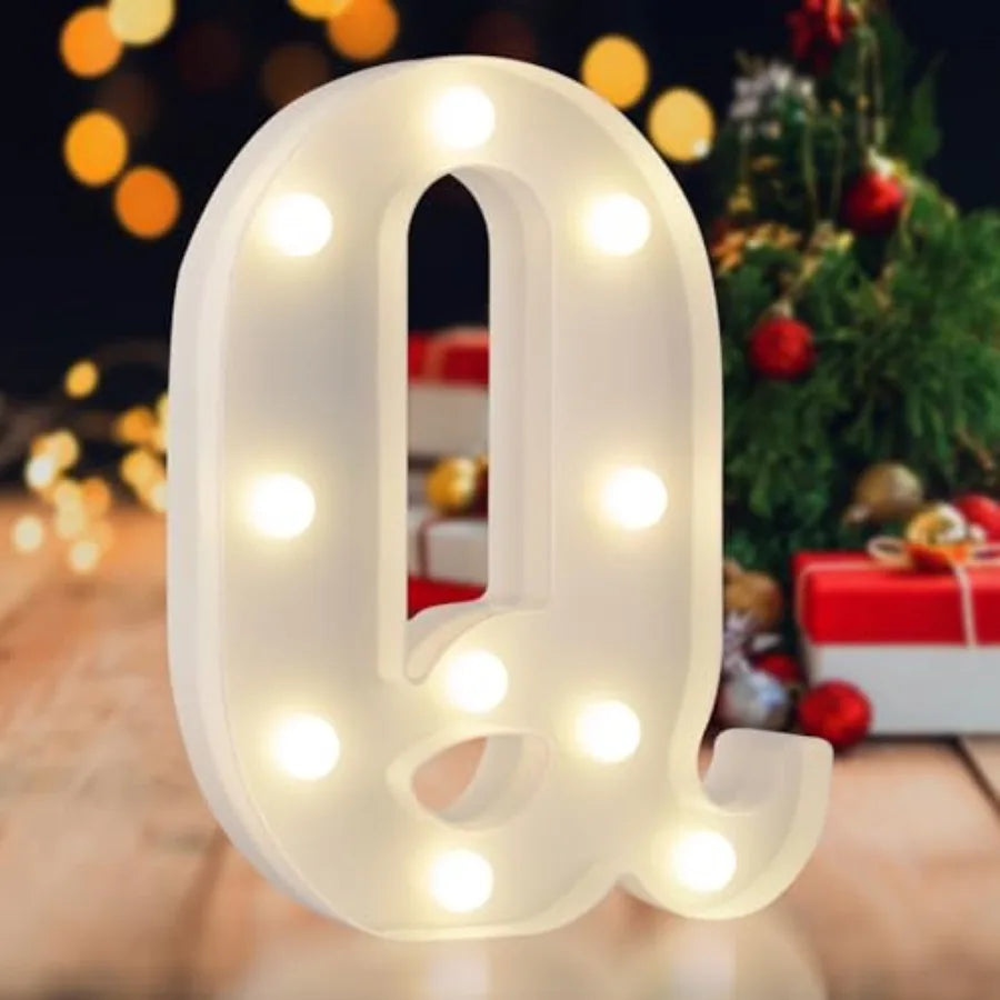 LED Marquee Numbers, 0-9 Light Up Letters, Battery Powered LED Letter Lights for Birthday Party, Christmas Night, Home, Bar, Gr