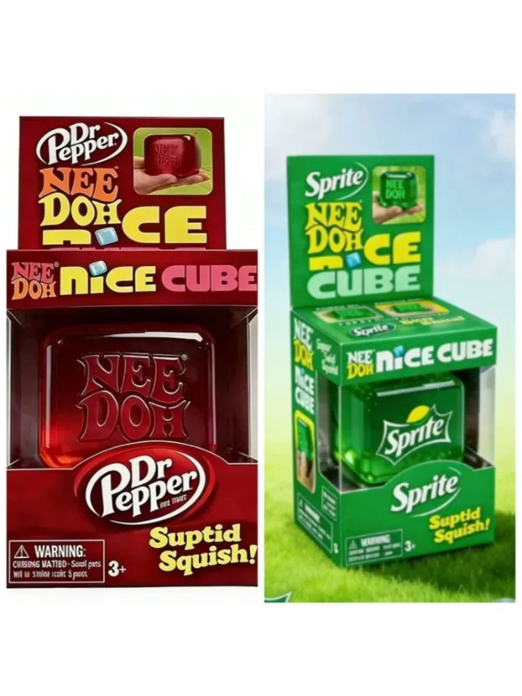 Schylling Needoh Nice Cube Sensory Nice Sicle Stress Relief Squishy Cube Anti anxiety Squeezing Objects