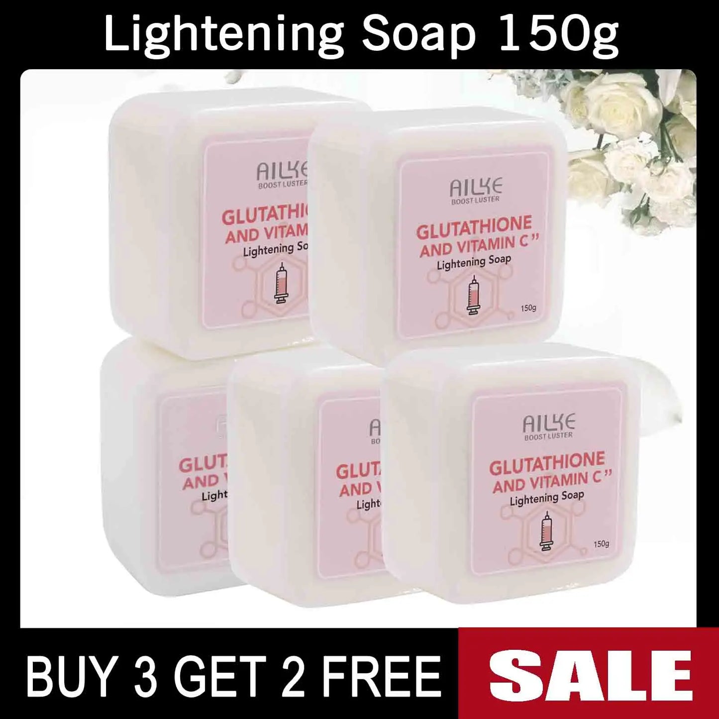 AILKE Whitening Skin Care Set With Glutathione Vitamin C