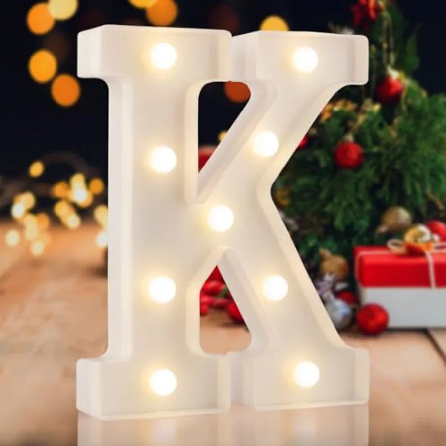 LED Marquee Numbers, 0-9 Light Up Letters, Battery Powered LED Letter Lights for Birthday Party, Christmas Night, Home, Bar, Gr