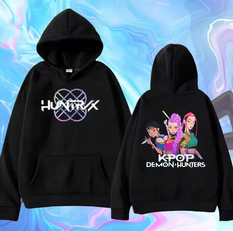 CN Anhui Devil Hunter Hoodie Y2K Streetwear Sweatshirt