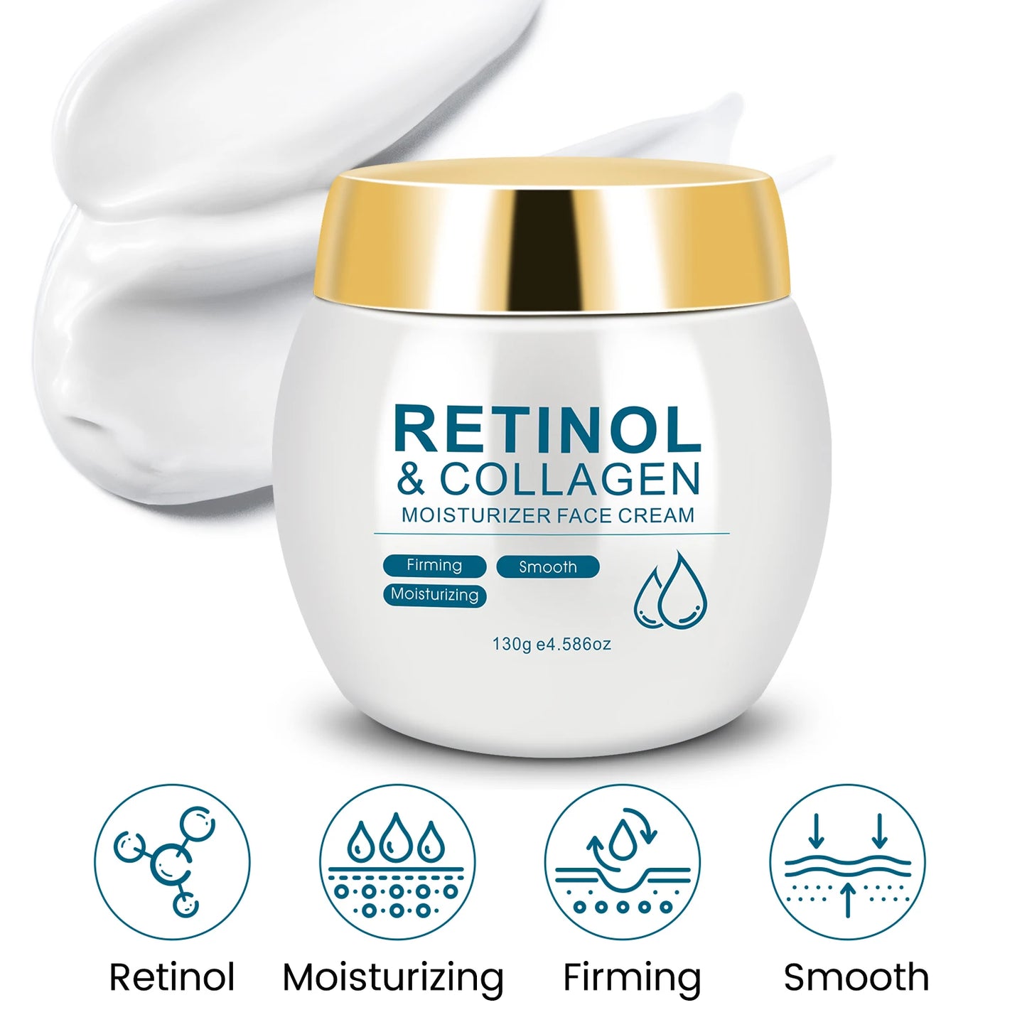 Retinol Moisturizing Cream Firms & Smooths Make the Skin Appear Lighter, Brighter, or More Radiant