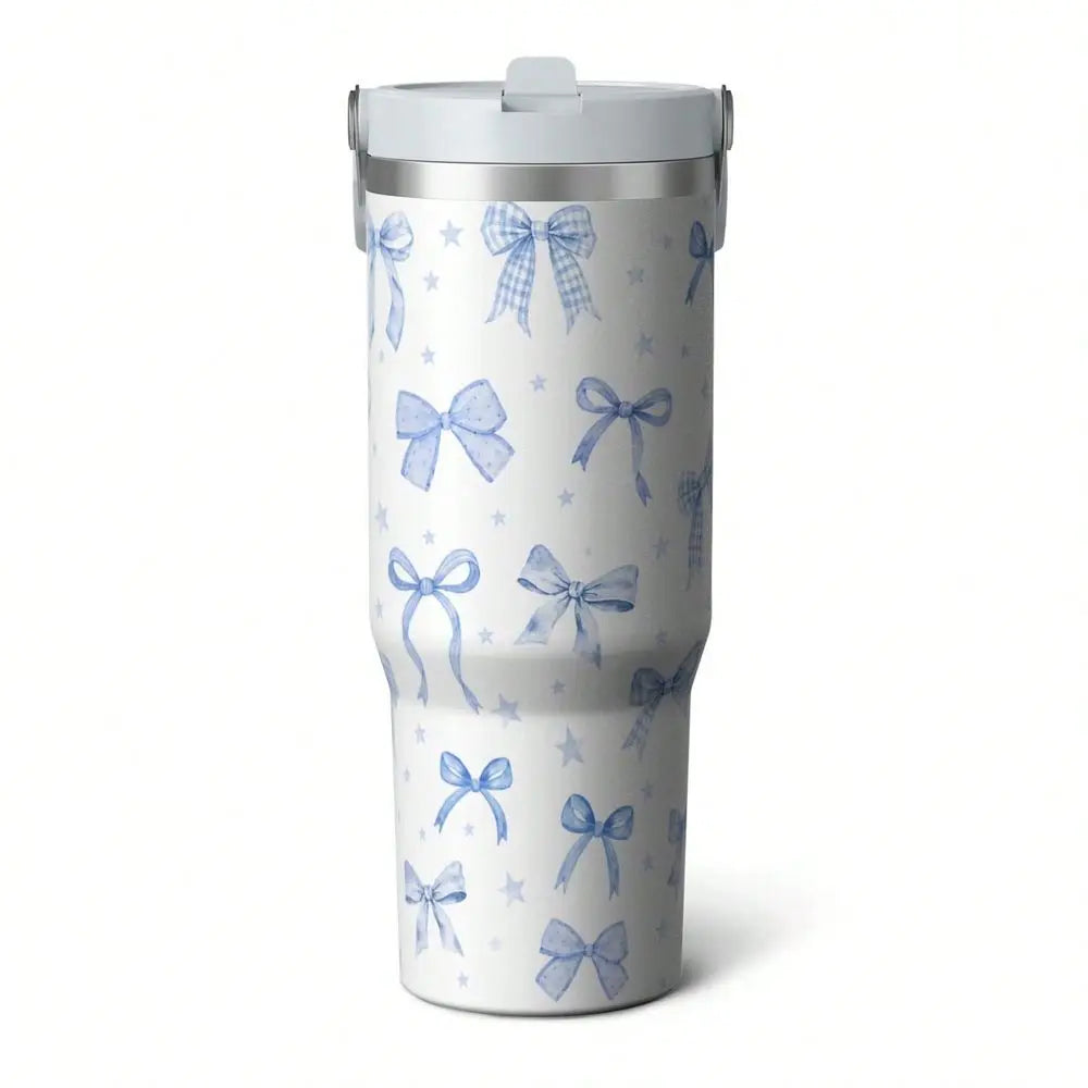 Stainless Steel Insulated Coffee Tumbler With Lid And Straw