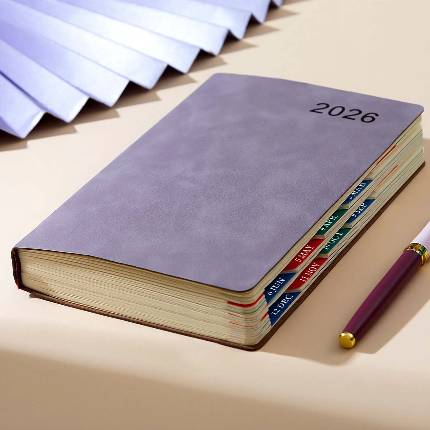 2026 Planner Book, Self-Discipline Calendar Planner, Weekly&Monthly Planner Layouts, 360-Page Daily Organizer, Portable Notebook