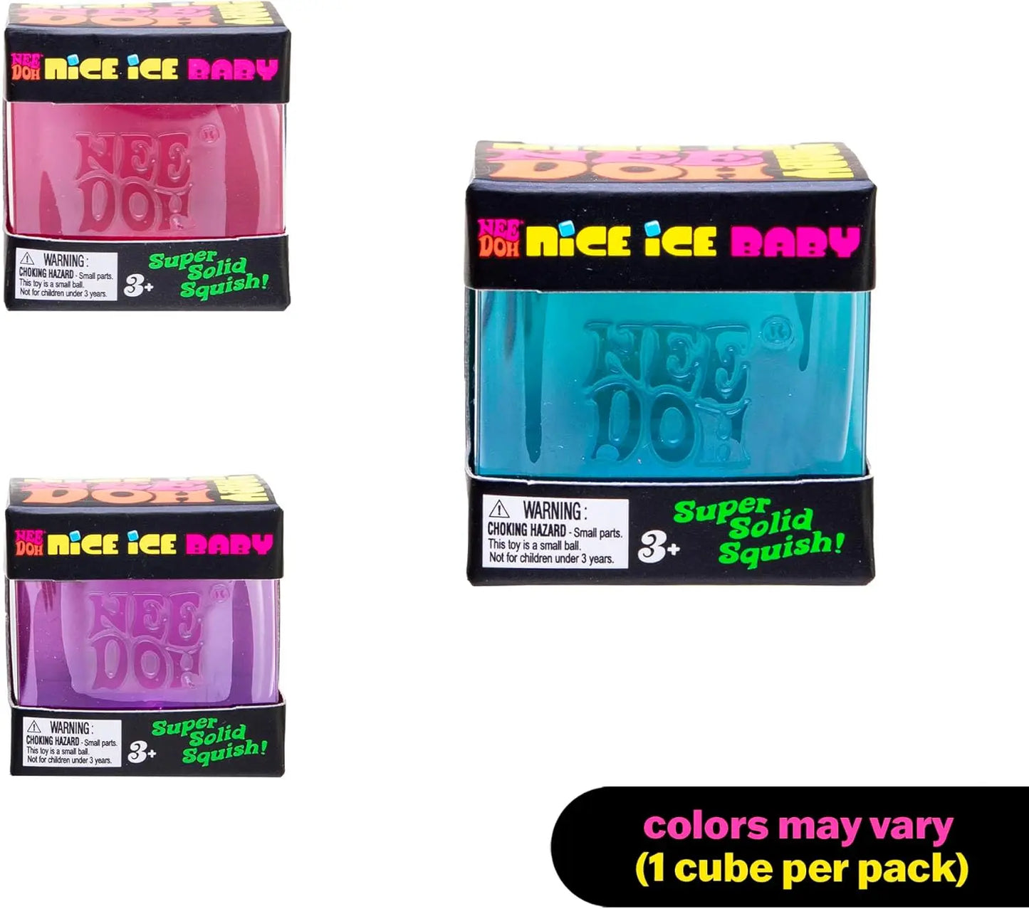 Needoh Nice Cube Sensory Toy for Anxiety Relief and Stress