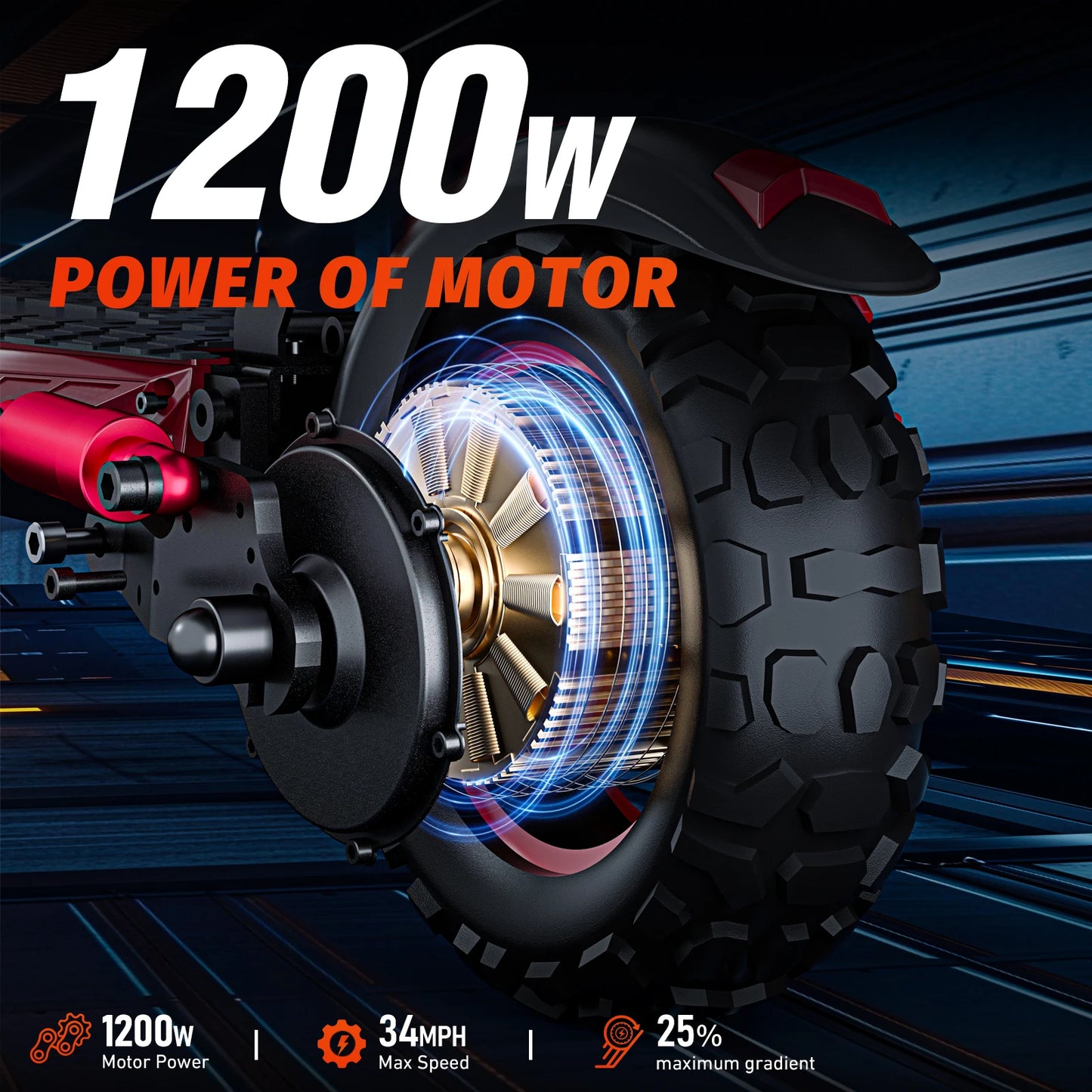 FREEBOY J11 MAX Adult Electric Scooter 1200W Motor 48V 15.6Ah Battery Folding E-Scooter 11-inch vacuum tire E-Mountain Scooter