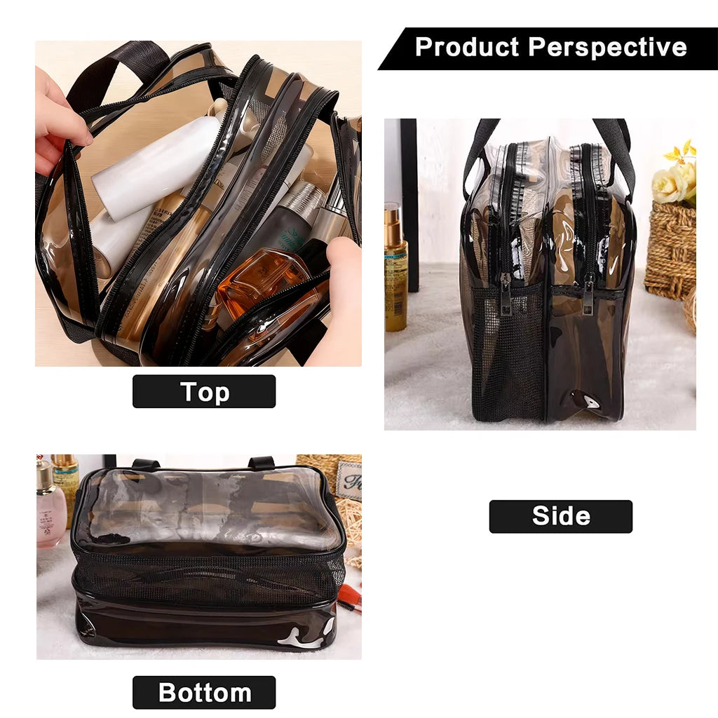 Travel Bag TSA Approved Waterproof Toiletry Cosmetic Organizer