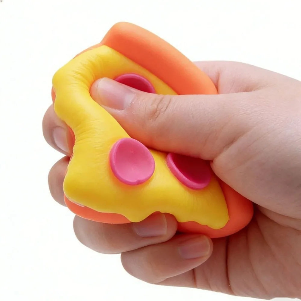 Needoh Pizza Sensory Stress Relief Cube Fidget Toy For Focus