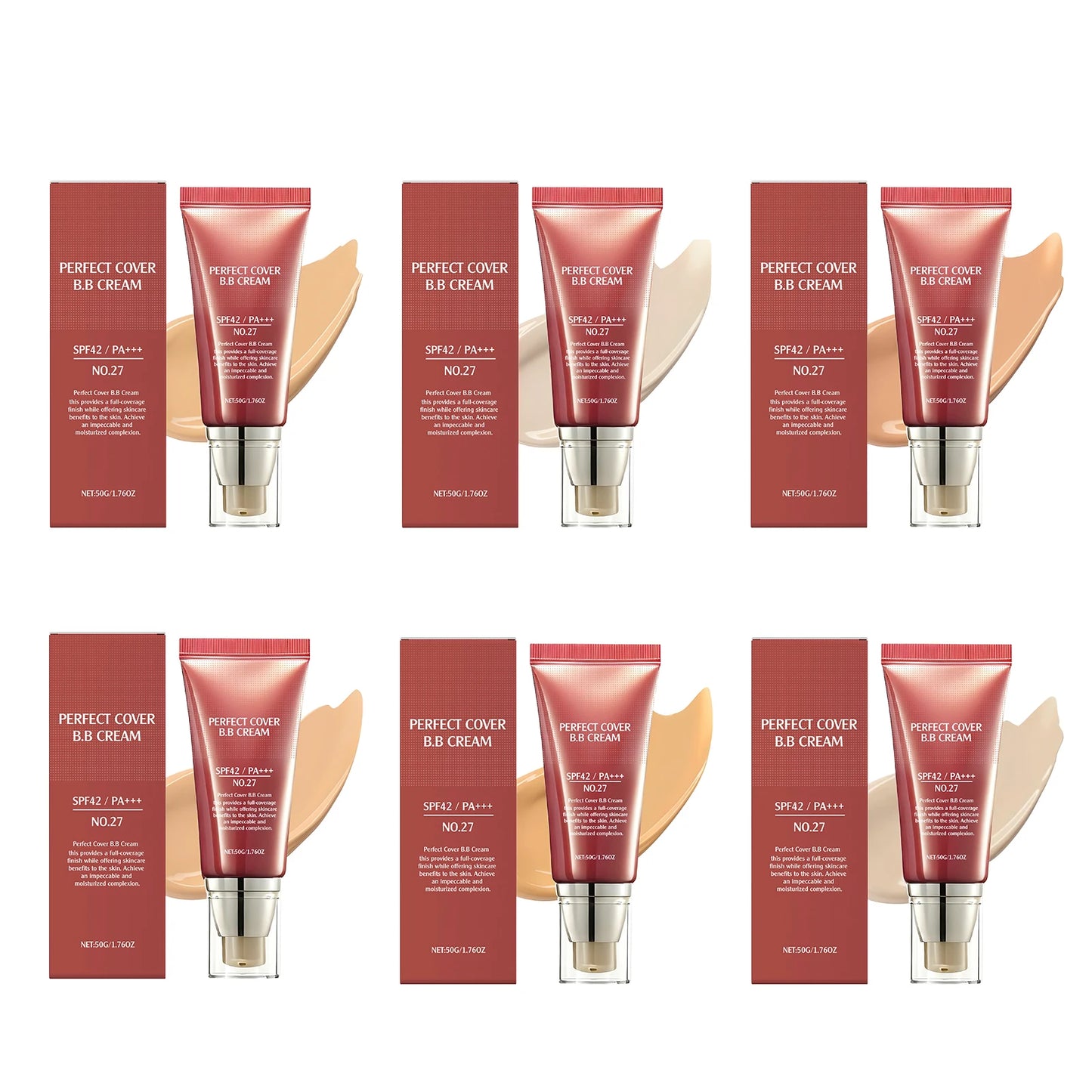 Perfect Cover Bb Cream Brightens Complexion Covering Skin Blemishes Lasting Lightweight Hydrates Moisturize Concealer Corrector
