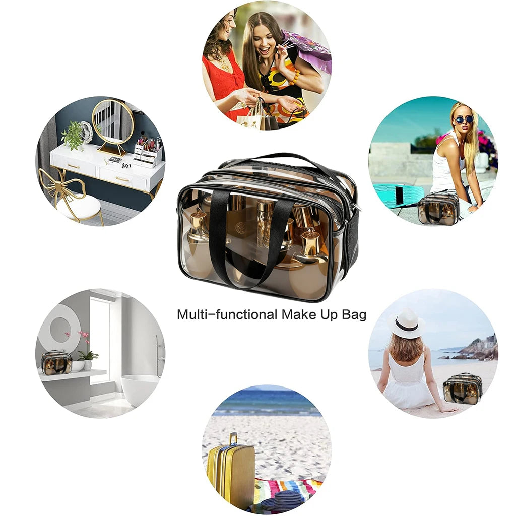 Travel Bag TSA Approved Waterproof Toiletry Cosmetic Organizer