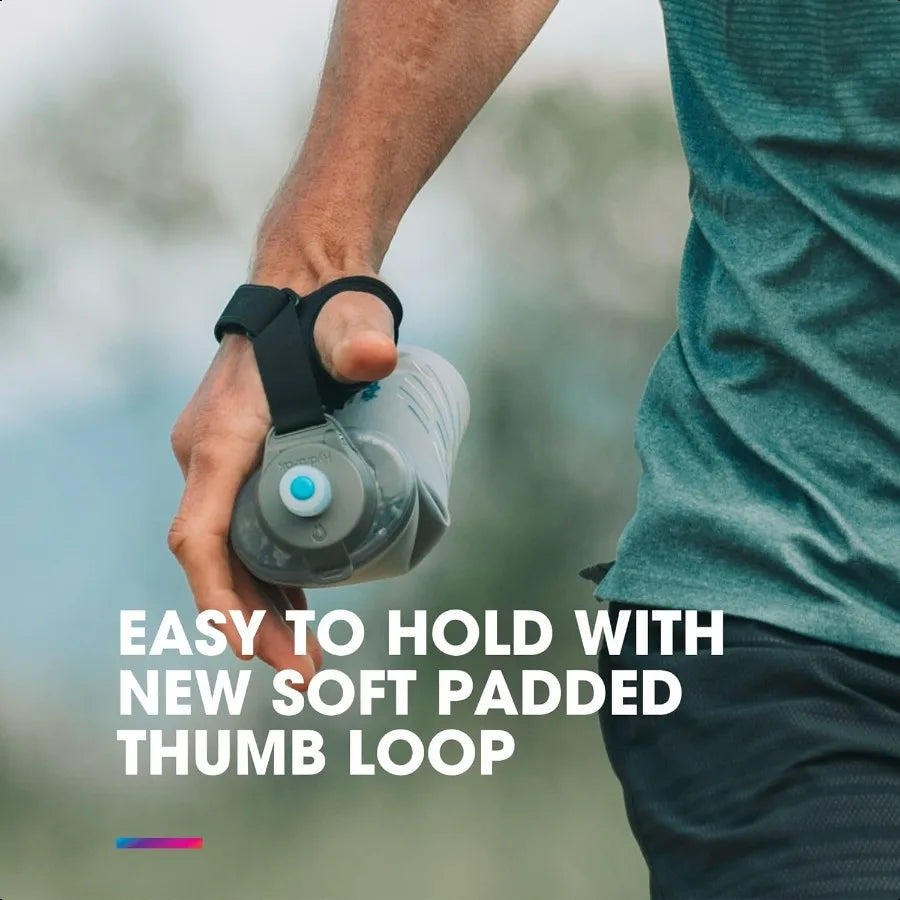 HydraPak SkyFlask Speed Collapsible Handheld Running Water Bottle 350ml 500ml Lightweight with Adjustable Strap