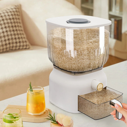 Rice Dispenser Sealed Grain Storage Container With Cup
