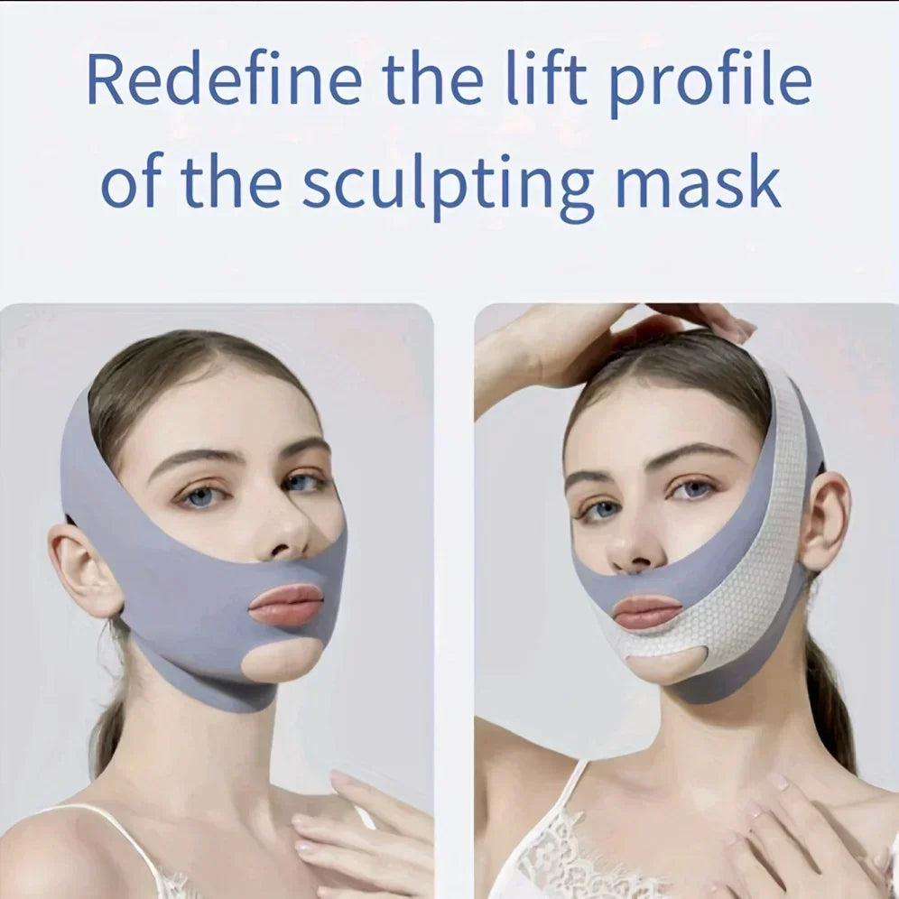 V Line Face Lifting Bandage Elastic Face Shaper for Jawline Double Chin Cheek Contour Support Women Facial Skin Care Tool