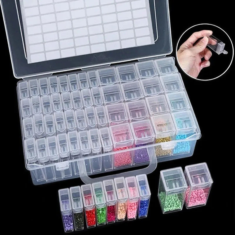 NONEDIY Diamond Painting Bead Storage Box Set Mosaic Organizer