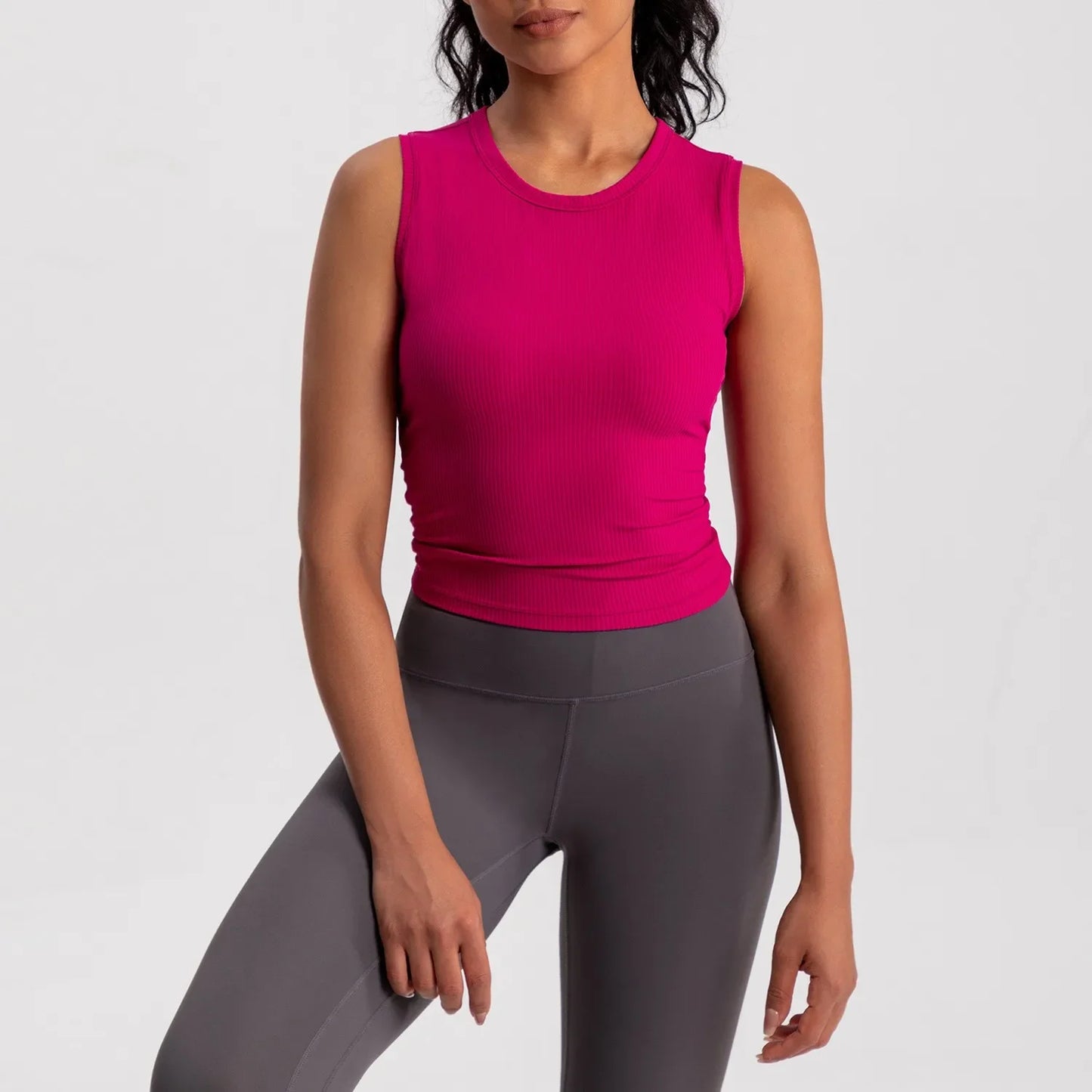 NONECN Womens Quick Dry Yoga Vest Tank Top Slim Fit Sports