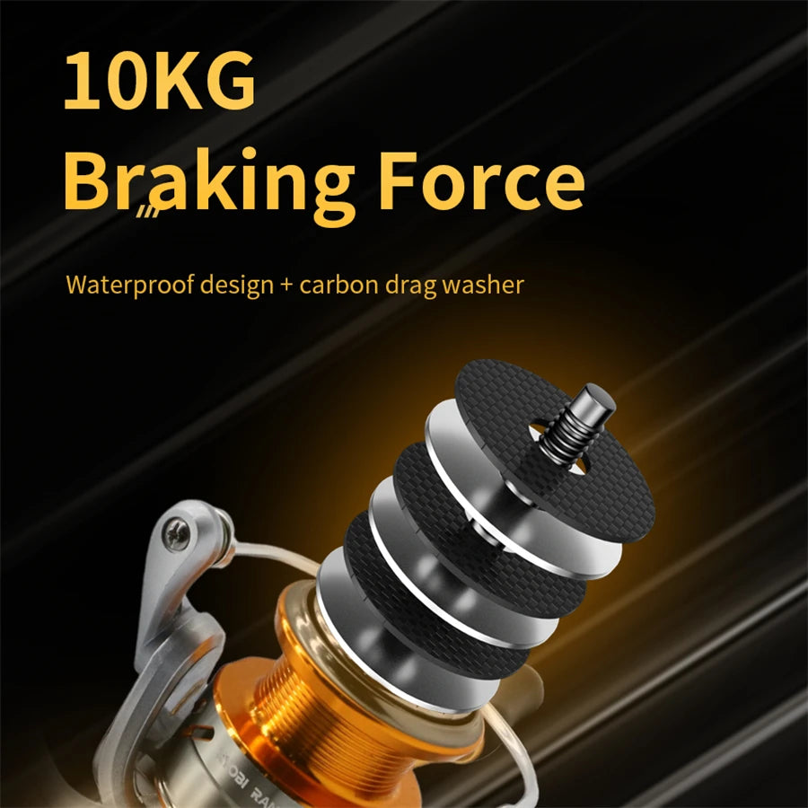 TC Spinning Fishing Reels With Metal Spool Interchangeable For Freshwater And Saltwater Trout Carp Spinning Reel