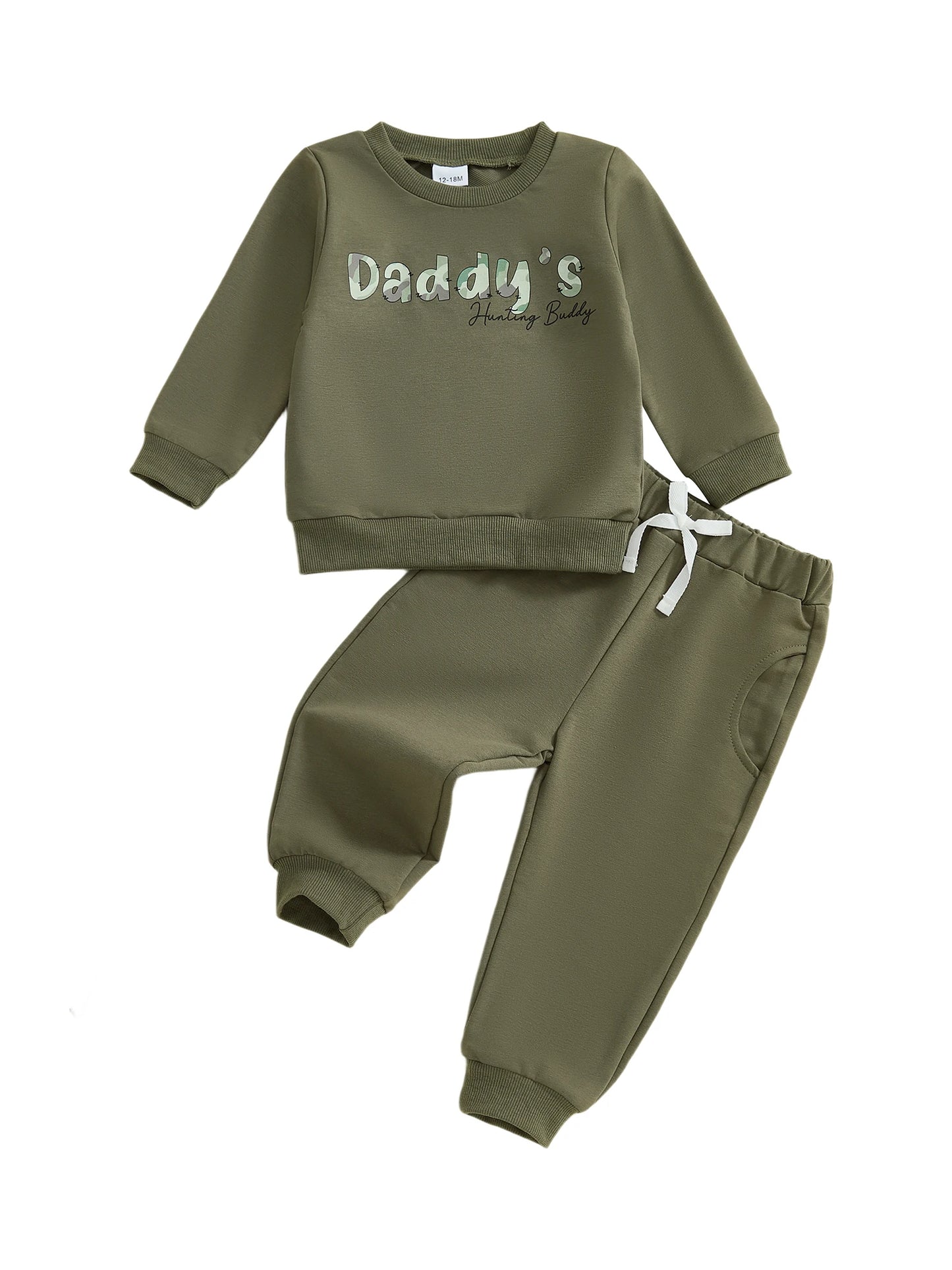 Adorable Infant Winter Floral Print Hooded Jacket And Pants Set