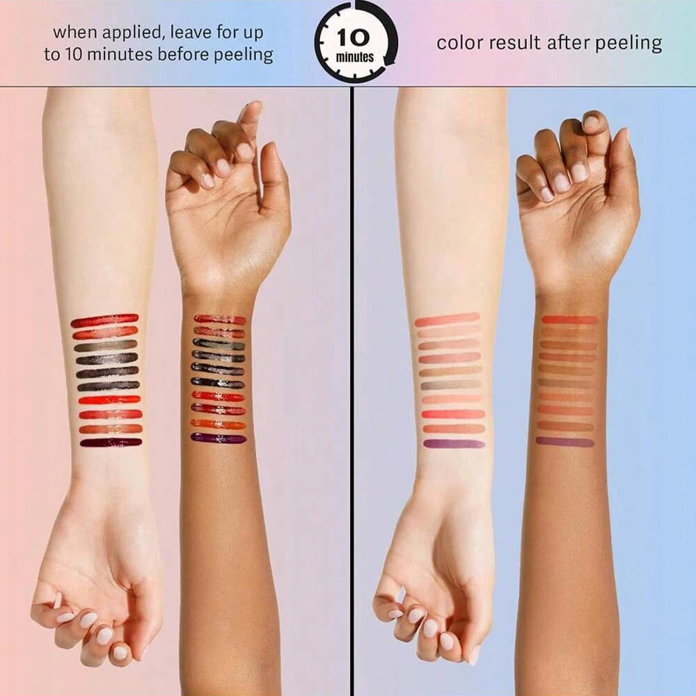Peel Off Lip Liner Tattoo Lipgloss Waterproof Long Lasting Matte Lip Tint Lips Stain Cosmetics Enhances Lip Color Women Girl Nourishing Lipstick Care Products Makeup