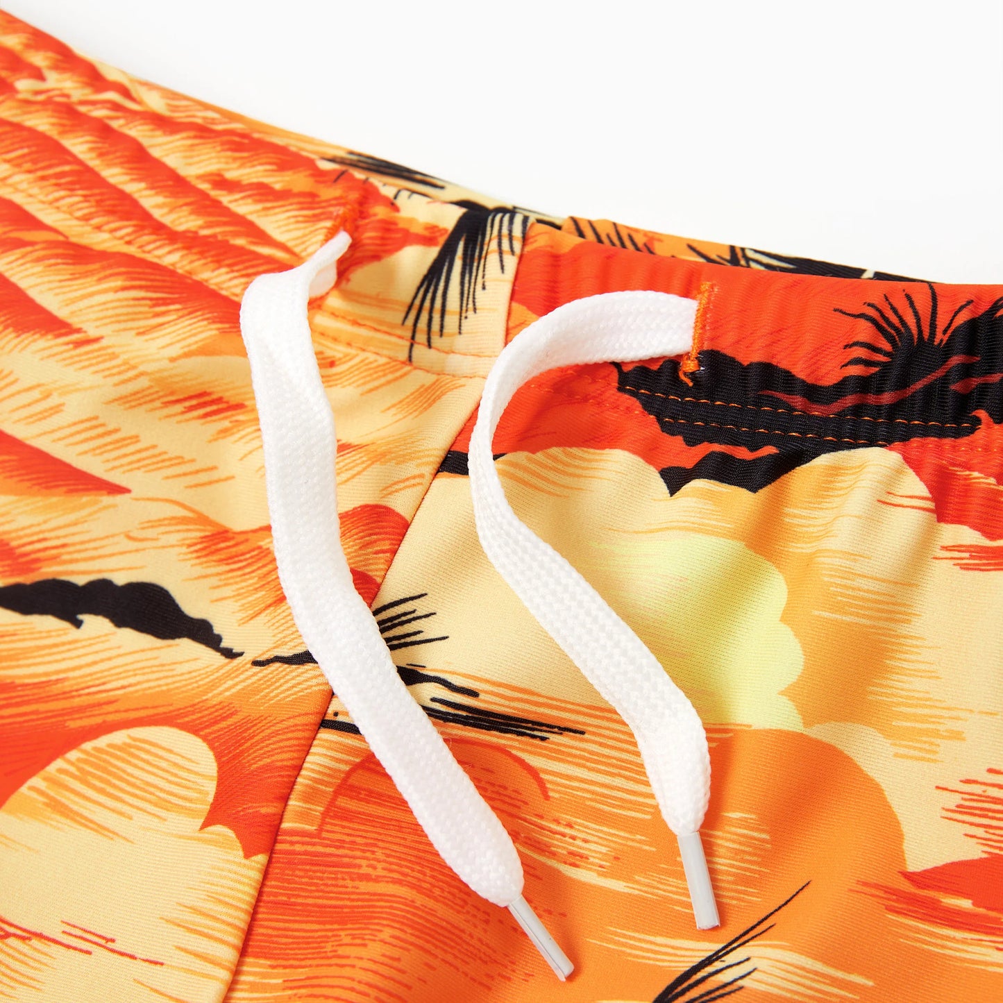 PATPAT Tropical Hawaiian Boys Swim Trunks Board Shorts For Summer