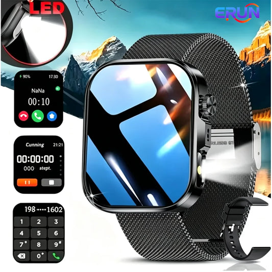 ERUN Full Touch Smartwatch With Bluetooth Calling And Fitness Tracking