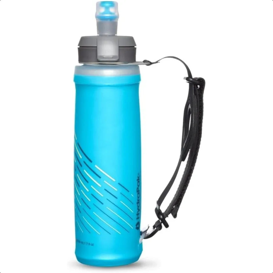 HydraPak SkyFlask Speed Collapsible Handheld Running Water Bottle 350ml 500ml Lightweight with Adjustable Strap