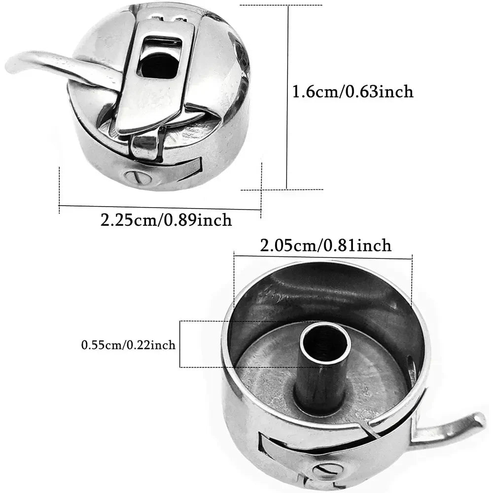 Stainless Steel Reverse Bobbin Case For Sewing Machines