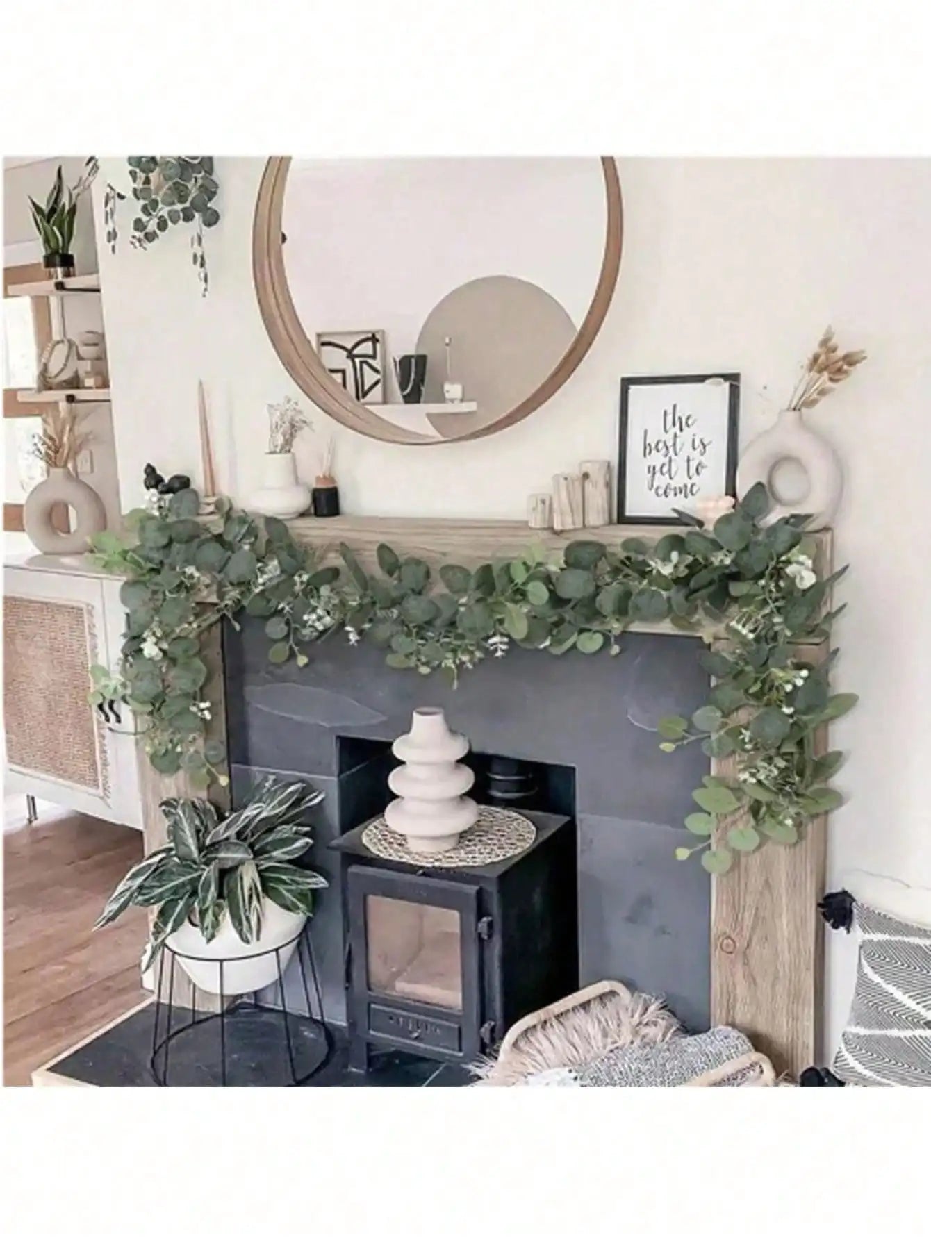 Artificial Eucalyptus Vine Garland For Home And Party Decoration