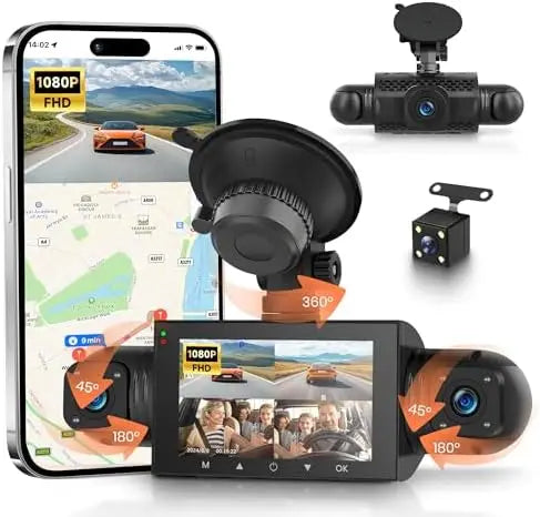 YTYIN Rimoody 4Channel 1080P Dash Cam Night Vision Parking Monitor