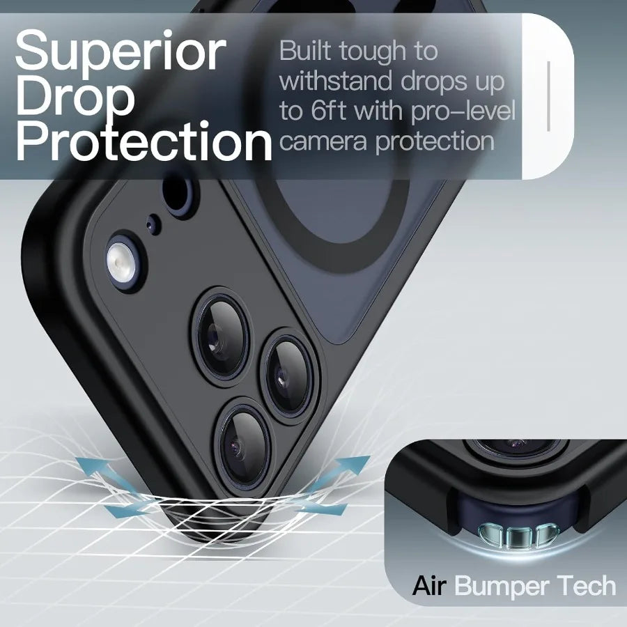 High-concerned Chemical Magnetic Case For iPhone 17 Pro MagSafe