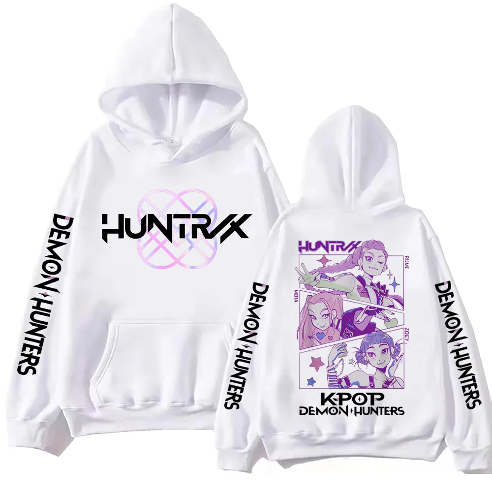 Autumn Anime Demon Hunters Hoodie Harajuku Sweatshirt