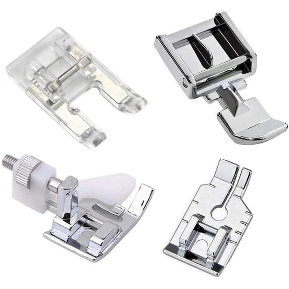 13 PCS/Box Presser Foot Set Roller Foot Invisi Zipper Foot For  Household Sewing Machine Accessories