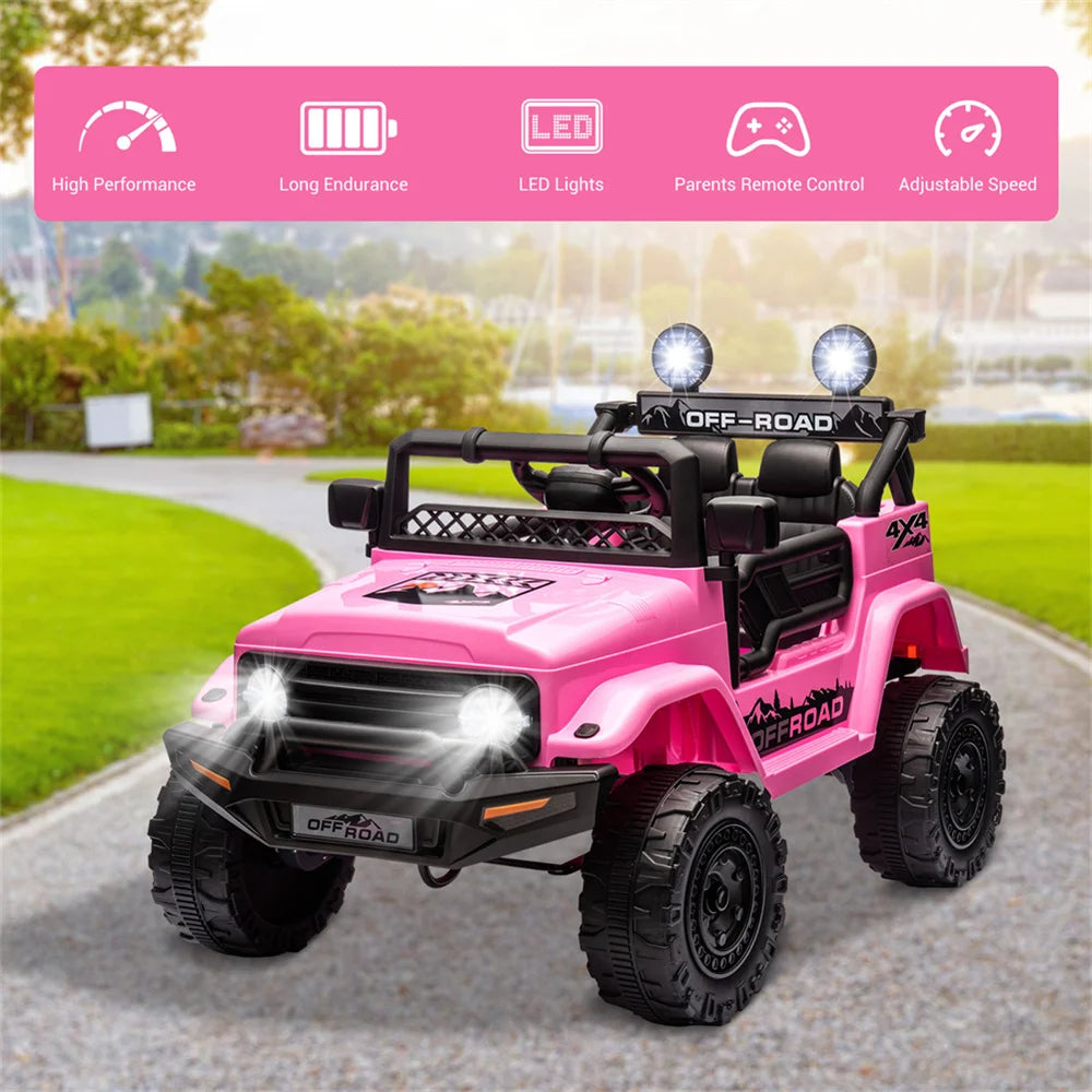 Ride On Kids 12V 2Seater Remote Control Electric Toy Truck