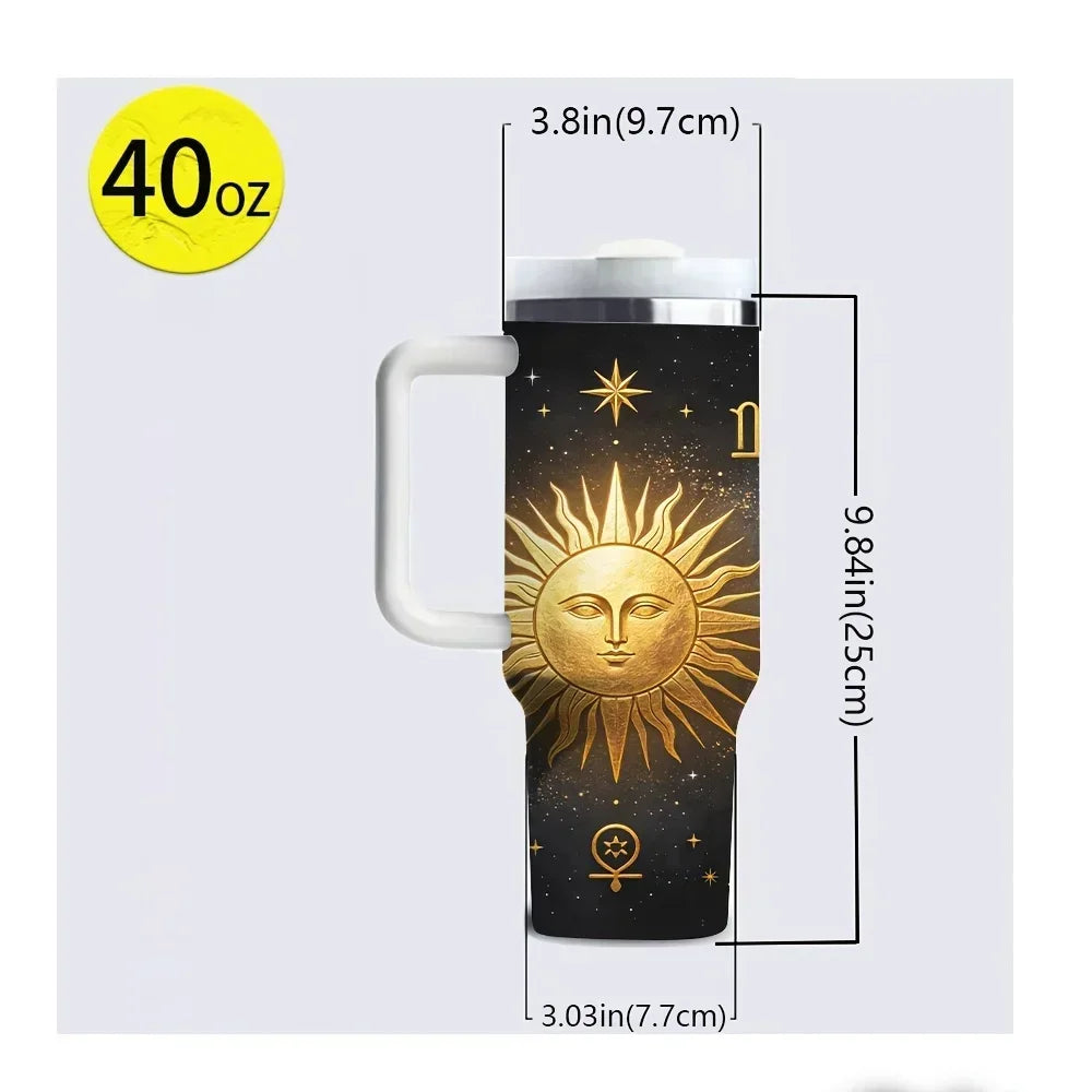 Stainless Insulated Tumbler With Handle For Hot And Cold Drinks