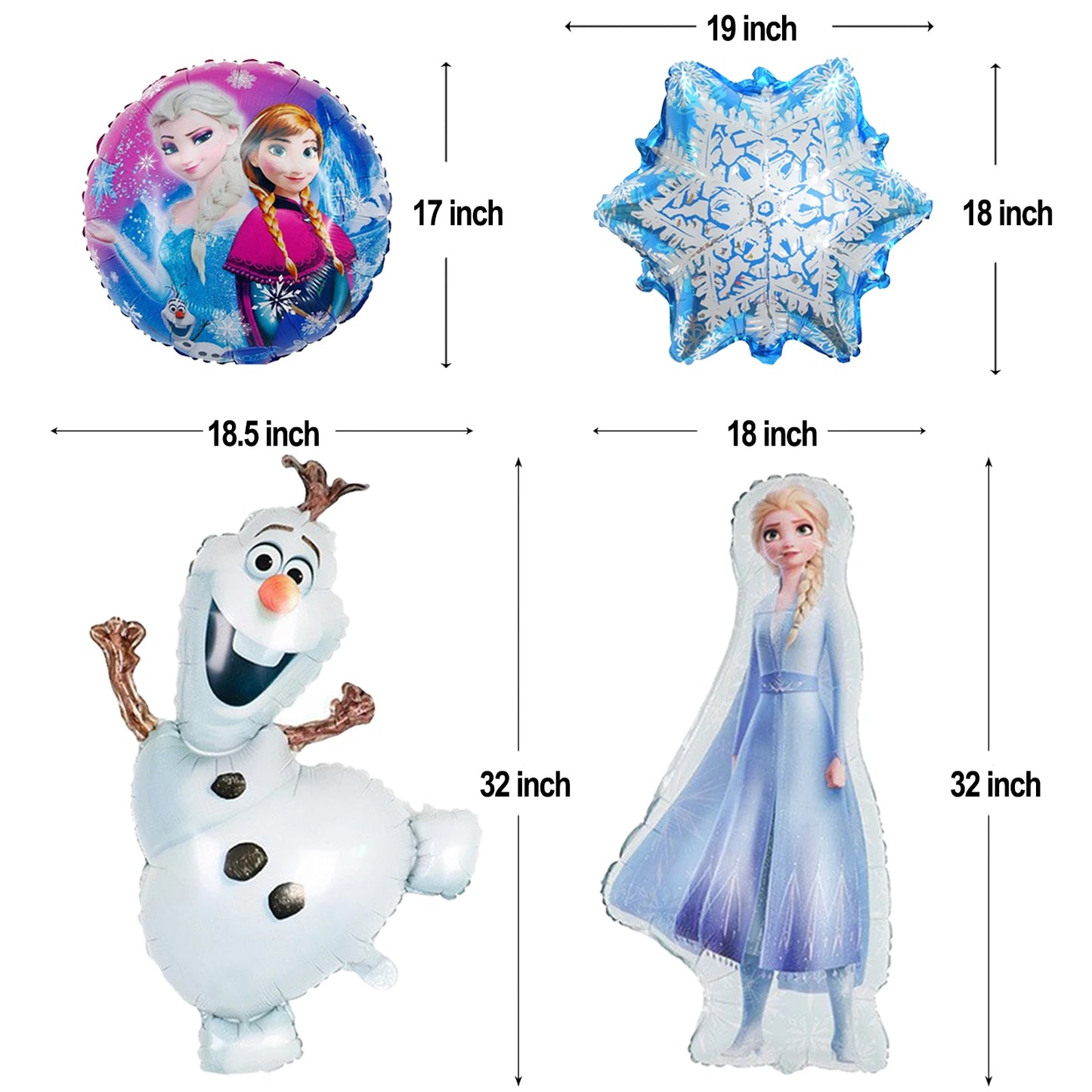 Disney Frozen Birthday Party Balloon Decoration Set