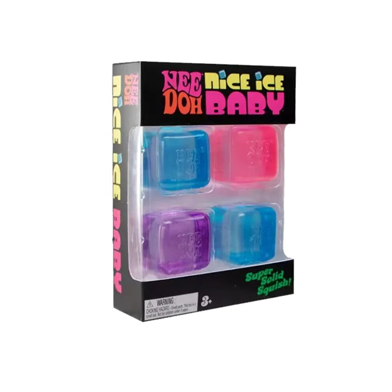 Nice Ice Baby Fidget Cube Set Four Pack Sensory Toys