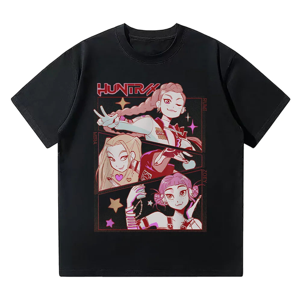 Character Kpop Demon Hunters T Shirt Men Women Crewneck