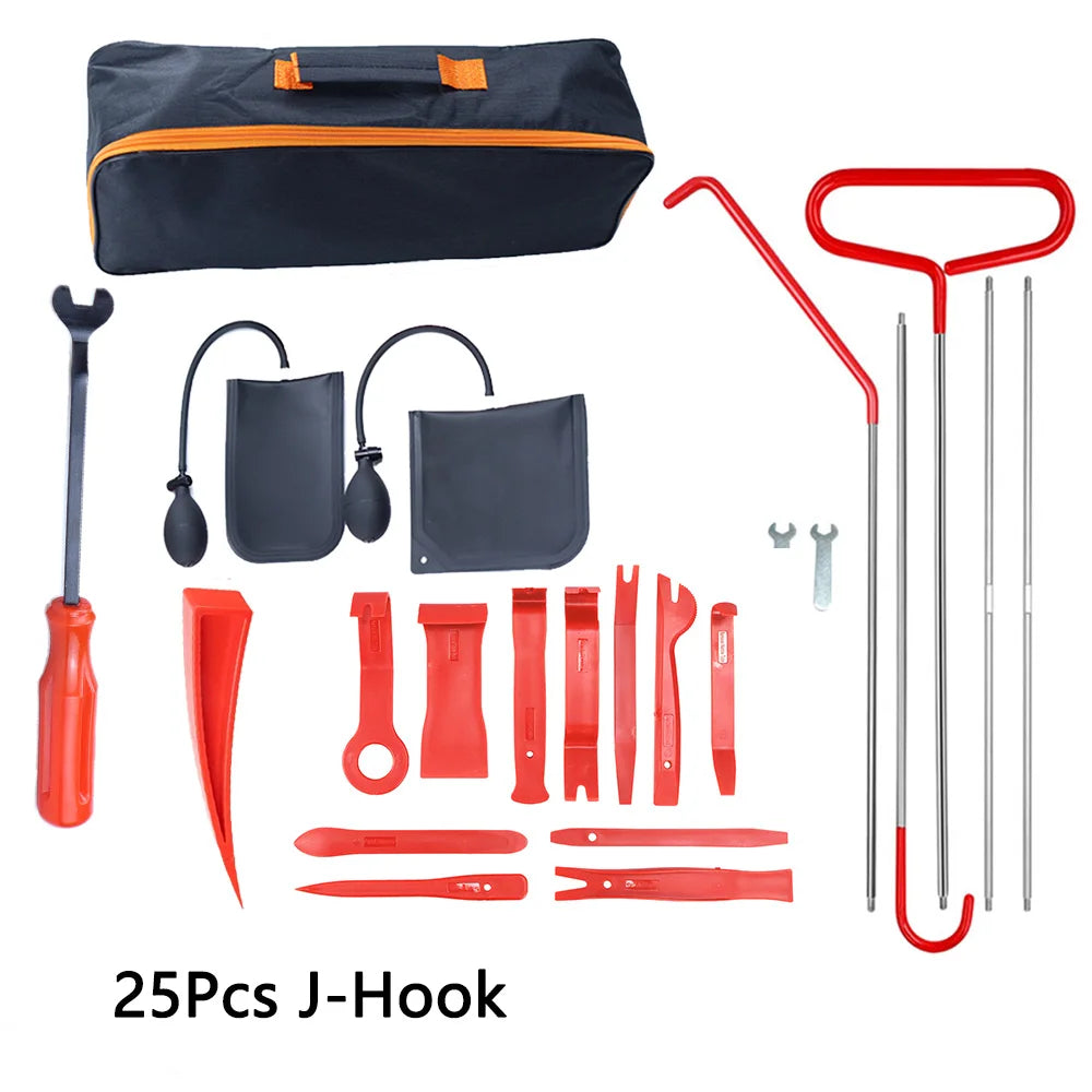 Car Window Door Emergency Open Key Lost Lock Out Unlock Auto Tools Kit Air Wedge Bag Pump Open Unlock Kit for Car Truck